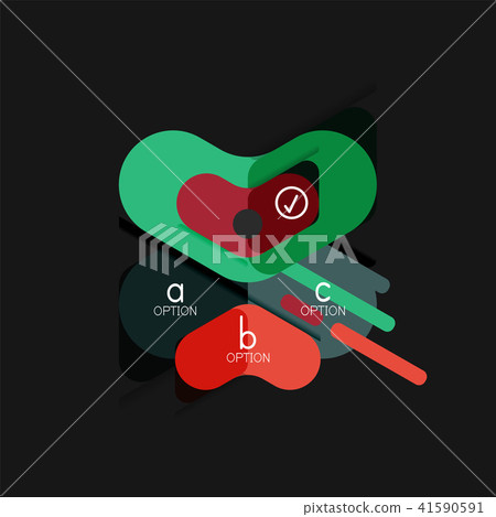 Flat design geometric infographics, arrow shape vector sticker or label, price tags, offer promotion Flat design geometric infographics, arrow shape vector sticker or label, price tags, offer promotion 41590591