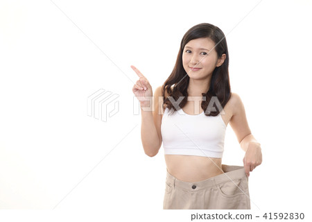 A woman who succeeded in dieting 41592830