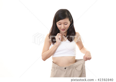 A woman who succeeded in dieting 41592840