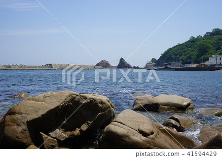 三陸的旅程水壺沿海岩石 三陸的旅程水壺沿海岩石 41594429