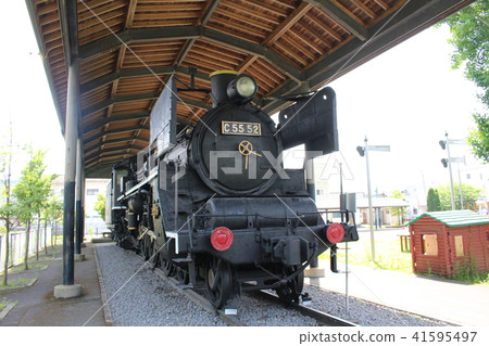 保留蒸汽機車C5552 Yoshimatsu車站Kisho線鹿兒島縣 保留蒸汽機車C5552 Yoshimatsu車站Kisho線鹿兒島縣 41595497