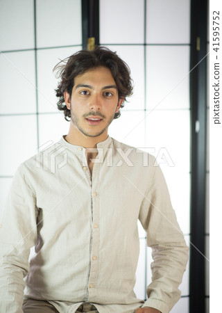 Close Up of Young Man 41595752