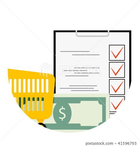 Grocery list icon Grocery list icon 41596703