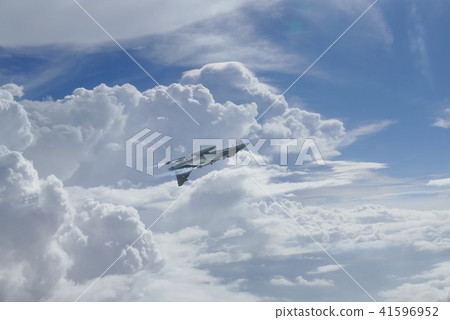 Gripen aircraft over the horizon. Gripen aircraft over the horizon. 41596952