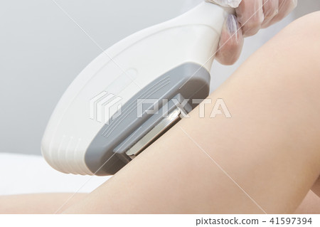 Laser hair removal. Female. Medical procedure 41597394