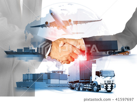 Transportation, import-export logistics concept Transportation, import-export logistics concept 41597697
