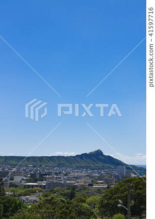 Diamond Head Hawaii Blue Sky Diamond Head Hawaii Blue Sky 41597716