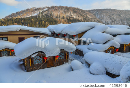 Snow village in Harbin, China Snow village in Harbin, China 41598646