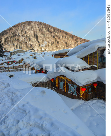 Snow village in Harbin, China Snow village in Harbin, China 41598648