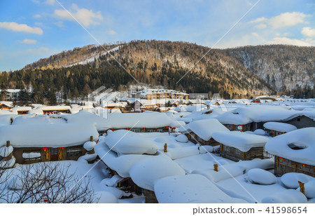 Snow village in Harbin, China 41598654