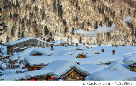 Snow village in Harbin, China Snow village in Harbin, China 41598665