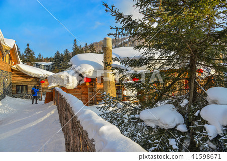 Snow village in Harbin, China 41598671