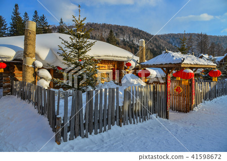 Snow village in Harbin, China Snow village in Harbin, China 41598672
