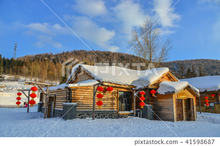 Snow village in Harbin, China Snow village in Harbin, China 41598687