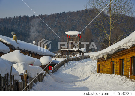 Snow village in Harbin, China 41598726