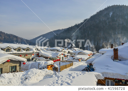 Snow village in Harbin, China Snow village in Harbin, China 41598728
