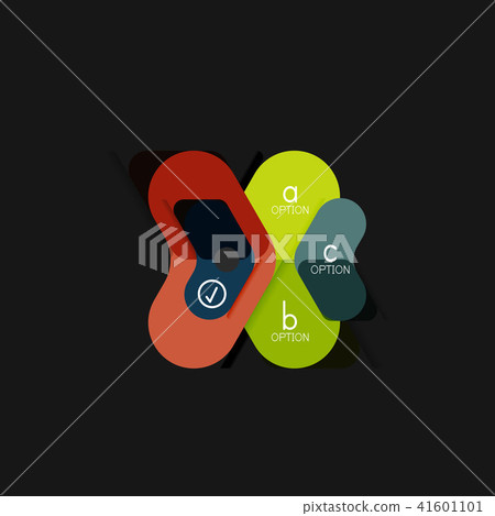 Flat design geometric infographics, arrow shape vector sticker or label, price tags, offer promotion Flat design geometric infographics, arrow shape vector sticker or label, price tags, offer promotion 41601101