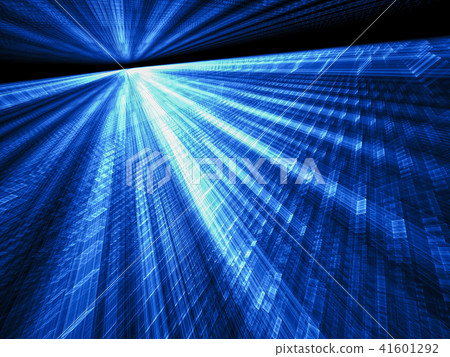 Simple perspective - abstract digitally image 41601292