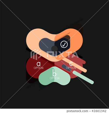 Flat design geometric infographics, arrow shape vector sticker or label, price tags, offer promotion Flat design geometric infographics, arrow shape vector sticker or label, price tags, offer promotion 41601342