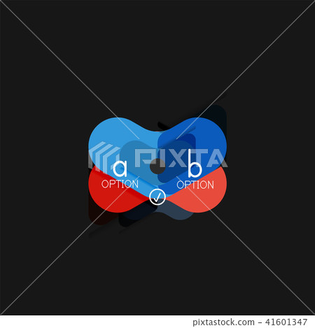 Flat design geometric infographics, arrow shape vector sticker or label, price tags, offer promotion Flat design geometric infographics, arrow shape vector sticker or label, price tags, offer promotion 41601347