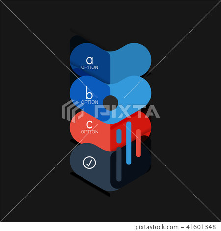 Flat design geometric infographics, arrow shape vector sticker or label, price tags, offer promotion Flat design geometric infographics, arrow shape vector sticker or label, price tags, offer promotion 41601348