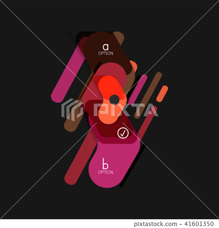Flat design geometric infographics, arrow shape vector sticker or label, price tags, offer promotion Flat design geometric infographics, arrow shape vector sticker or label, price tags, offer promotion 41601350