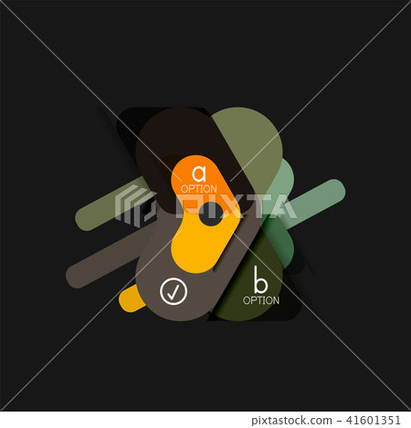Flat design geometric infographics, arrow shape vector sticker or label, price tags, offer promotion Flat design geometric infographics, arrow shape vector sticker or label, price tags, offer promotion 41601351