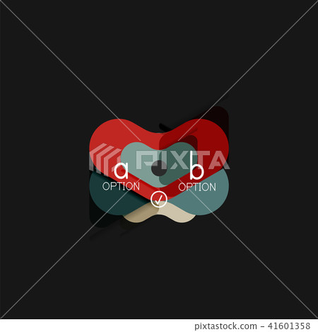 Flat design geometric infographics, arrow shape vector sticker or label, price tags, offer promotion Flat design geometric infographics, arrow shape vector sticker or label, price tags, offer promotion 41601358
