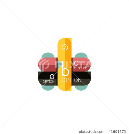 Abstract lines geometric infographic layoutAbstract lines geometric infographic layout, data 41601373