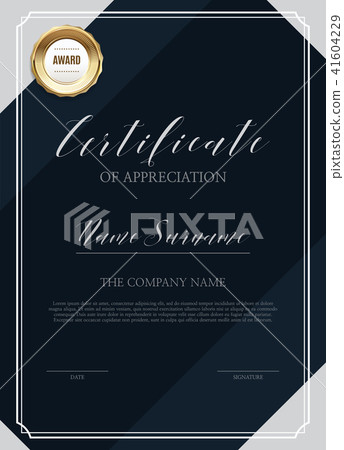 Simple certificate Simple certificate 41604229