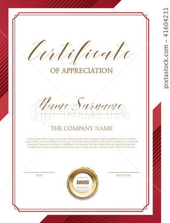 Simple certificate Simple certificate 41604231