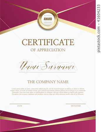 Simple certificate Simple certificate 41604233