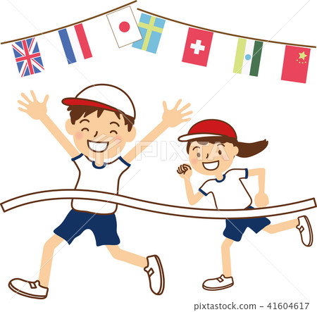 Ten thousand national flag 1 goal in man white woman red 41604617