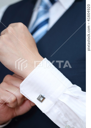 袖扣（身體部位無臉人員襯衫襯衫職稱總裁複製空間手） 41604920