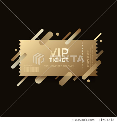 coupon, an invitational card, coulisse 41605818