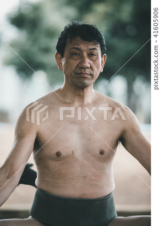 sumo, sumo wrestling, training 41605906