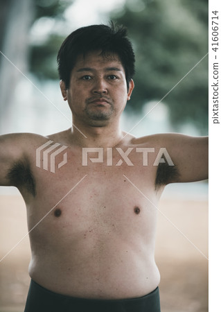 相撲 石製洗浴盆 正式蹲伏 41606714