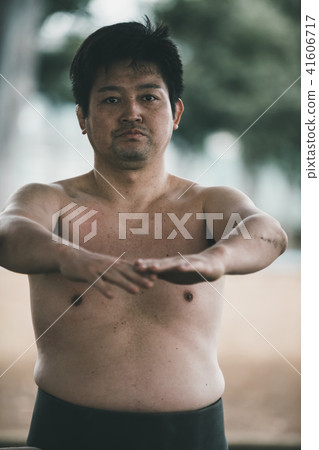 相撲 石製洗浴盆 正式蹲伏 41606717