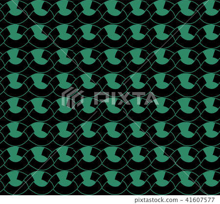 Antique seamless green retro pattern background 41607577