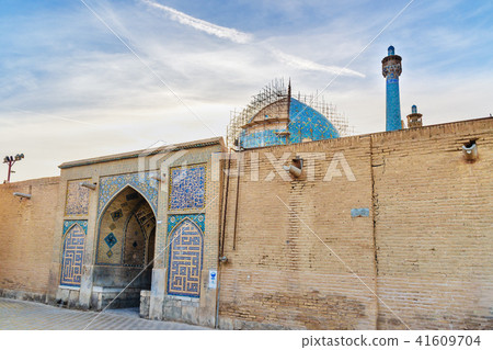 Back entrance to Shah Mosque or Imam Mosque Back entrance to Shah Mosque or Imam Mosque 41609704