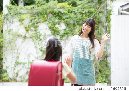 Mother and daughter  41609826