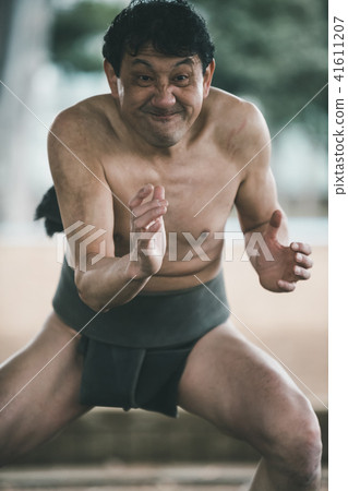 sumo, sumo wrestling, sumo wrestler's loincloth 41611207