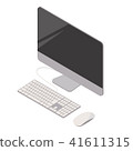 Desktop PC Vector Illustration 41611315