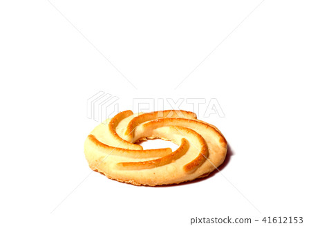 Shortbread biscuits isolated on white background Shortbread biscuits isolated on white background 41612153
