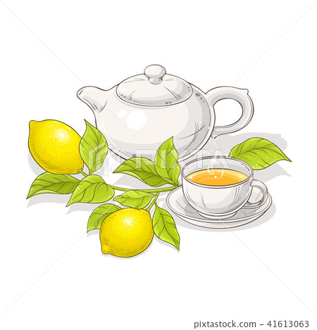 lemon tea illustration lemon tea illustration 41613063