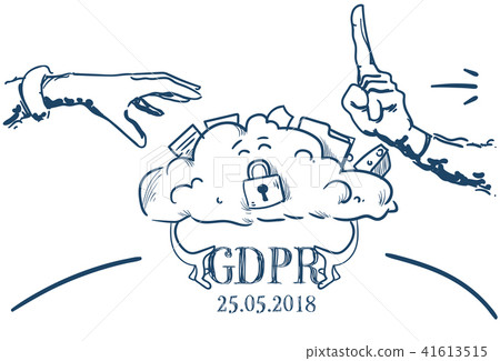 do not touch hand pointing letter cloud padlock General Data Protection Regulation GDPR server do not touch hand pointing letter cloud padlock General Data Protection Regulation GDPR server 41613515