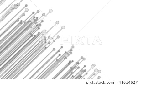Molecules or atom isolated on white background. 41614627