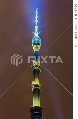 Ostankino Tower in Moscow, the tallest free-standing structure in Europe 41614755