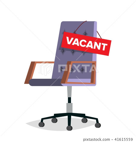 Vacancy Vector. Office Chair. Job Vacancy Sign. Empty Seat. Hire Concept. Business Recruitment, HR Vacancy Vector. Office Chair. Job Vacancy Sign. Empty Seat. Hire Concept. Business Recruitment, HR 41615559