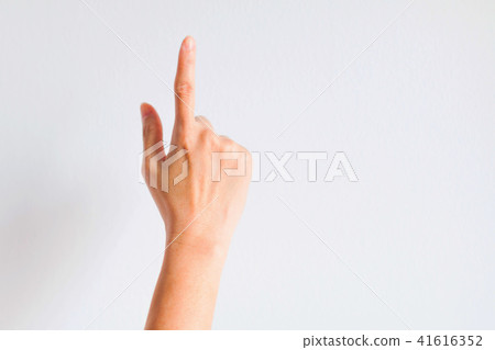 The forefinger that is pointing. 41616352